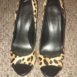Leopard shoes use one time only